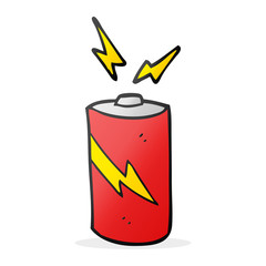cartoon battery