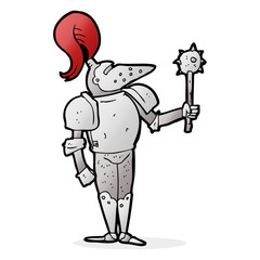 cartoon medieval knight
