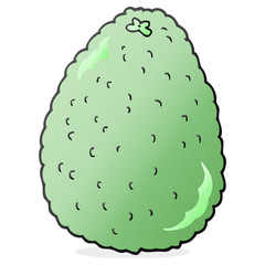 cartoon avocado
