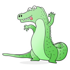 cartoon crocodile