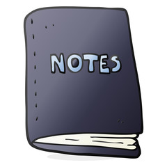 cartoon note book