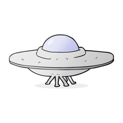 cartoon flying saucer