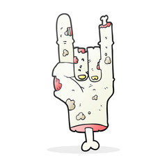 cartoon zombie hand