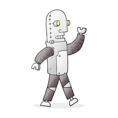 cartoon robot