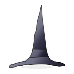 cartoon witch hat