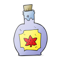 cartoon maple syrup