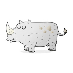 cartoon rhino