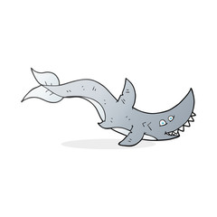 cartoon shark