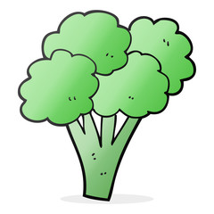 cartoon broccoli