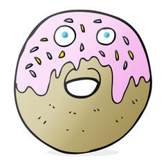 cartoon doughnut