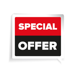 Special offer vetor label