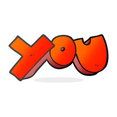 cartoon you symbol