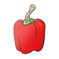 cartoon red pepper