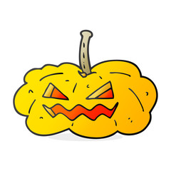 cartoon halloween pumpkin
