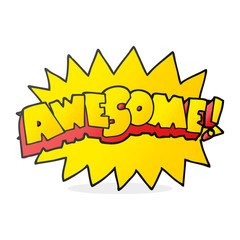 cartoon awesome symbol