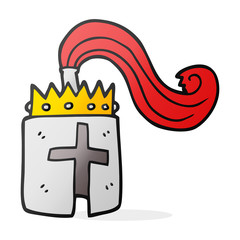 cartoon king's helmet