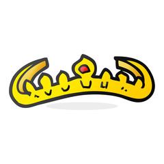 cartoon tiara © lineartestpilot