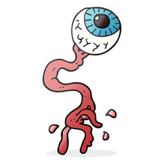 cartoon gross eyeball