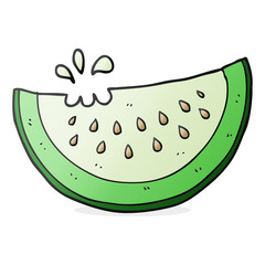 cartoon melon slice