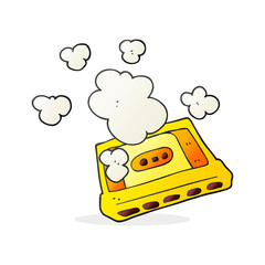 cartoon cassette tape