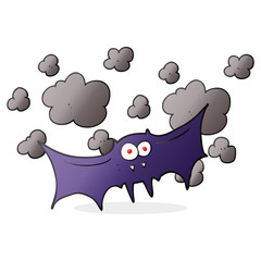 cartoon vampire bat
