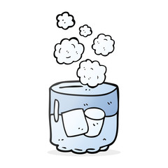 cartoon vodka and ice