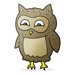 cartoon owl