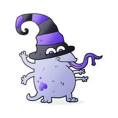 cartoon halloween alien