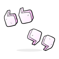 cartoon quotation marks