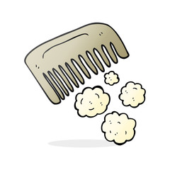 cartoon comb