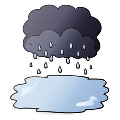 cartoon rain cloud