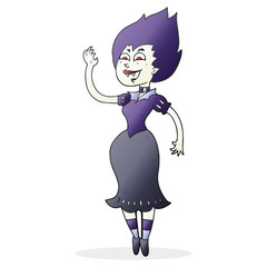 cartoon vampire girl