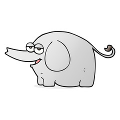 cartoon elephant squirting water