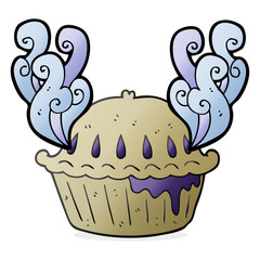 cartoon pie