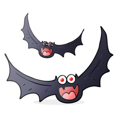 cartoon halloween bats
