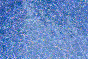 Pool water reflecting in the sun