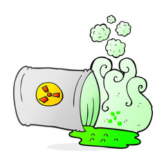 cartoon nuclear waste