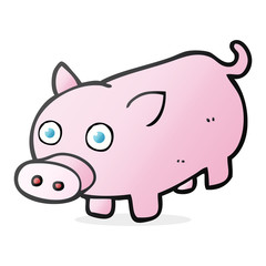 cartoon piglet
