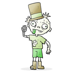 cartoon zombie