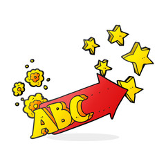 cartoon ABC symbol