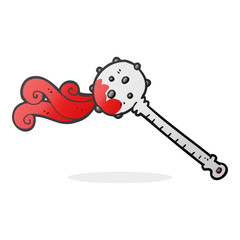 cartoon medieval mace