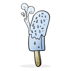 cartoon ice lolly