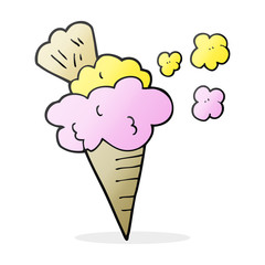 cartoon ice cream