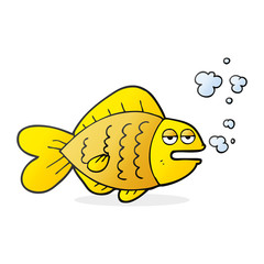 cartoon funny fish