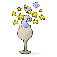 cartoon magic goblet