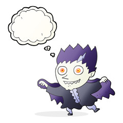 thought bubble cartoon vampire