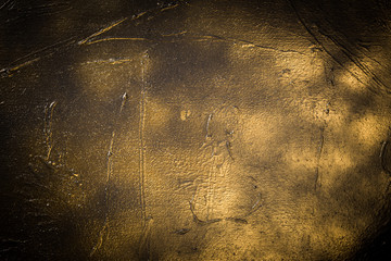 arrière plan d'une peinture en or brillant et bleu noir 