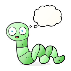 thought bubble cartoon snake