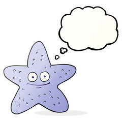 thought bubble cartoon starfish