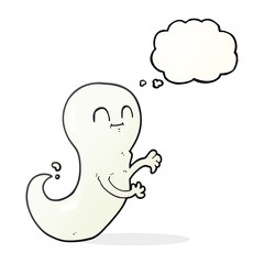 thought bubble cartoon ghost
